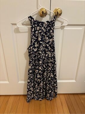 Old Navy Navy and White Floral Summer Dress